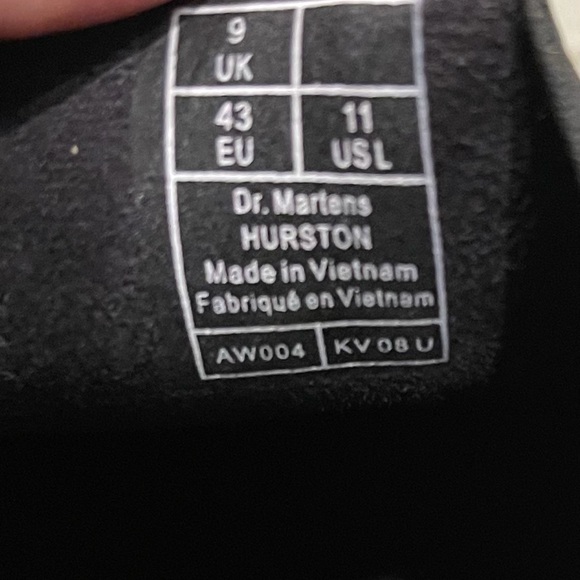 Dr. MARTENS HURSTON HEELED CHELSEA BOOTS BLACK  11 - Picture 6 of 6